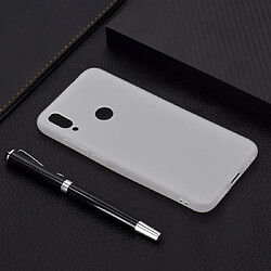 Wewoo Coque Souple Pour Xiaomi Redmi Note 7 en TPU Couleur Candy Blanc