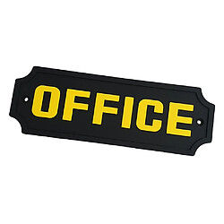 panneau en caoutchouc de signe de porte en caoutchouc de bureau de PVC de plaque avec des vis