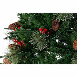 Acheter Sapin de Noël DKD Home Decor Rouge Vert Polyéthylène 140 x 140 x 210 cm