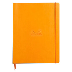 Acheter Cahier broché Rhodiarama A4+ 29,8 x 22,5 cm - blanc ligné 160 pages orange