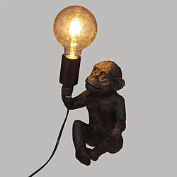 Atmosphera, Createur D'Interieur Lampe singe H24,5 cm Noir - ATMOSPHERA