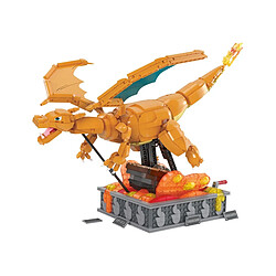 Mattel Pokémon - Jeu de construction Mega Construx Dracaufeu en mouvement 30 cm