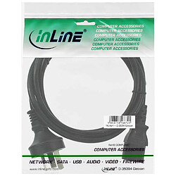 Avis Câble d'alimentation, InLine®, Australie / Argentine à 3 broches IEC C13, noir, H05VV-F, 3x0,75mm², 0,5m