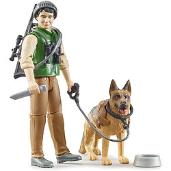 Bruder bworld Forestier avec chien et équipement