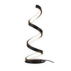 ZMH Lampe de bureau LED Dimmable Spiral Design Metal 10W Modern Living Room with Switch