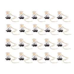 20pcs 10ml bouteille de parfum vide voiture suspendue pendentif décor à la maison fleur