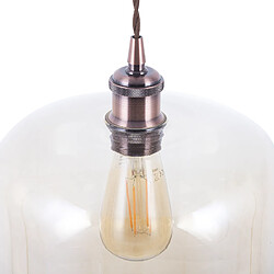 Acheter Beliani Lampe suspension LANATA Verre Transparent