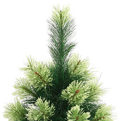 Avis vidaXL Sapin de Noël artificiel à charnières avec support 180 cm