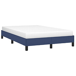 Avis Maison Chic Lit adulte - Lit simple Cadre de lit,Structure du lit Contemporain Bleu 120 x 200 cm Tissu -MN68371