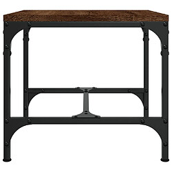 ComfortXL Table D'appoint Chêne Marron 40x40x35 Cm Bois D'ingénierie pas cher