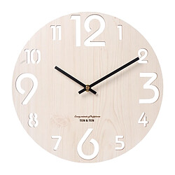 Horloge Murale En Bois à Piles De Mode Pour Le Décor 415 De Patio De Salon à La Maison