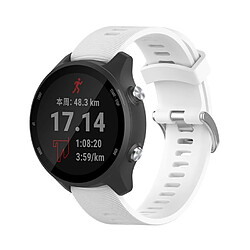 Bracelet de remplacement compatible pour Garmin Forerunner 245/245M Breathing Surface Blanc