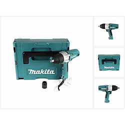 Makita TW 0200 J 380 W Boulonneuse à chocs 1/2" 200 Nm + Coffret MakPac + Douille à chocs 1/2" 24 mm - sans Chargeur, sans Batterie