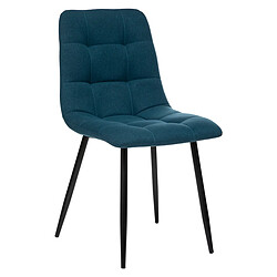 Atmosphera, Createur D'Interieur Chaise Sirac bleu canard - ATMOSPHERA