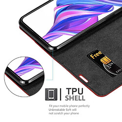 Cadorabo Coque Honor 9X Etui en Rouge pas cher