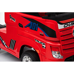 Camion électrique pour enfants avec télécommande - Mercedes Actros - Idéal pour les enfants de 3 à 8 ans - Couleur Rouge - Devessport pas cher