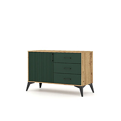 Vivaldi Buffet Lugo 1D3S Chene Artisan/Vert