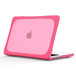 Wewoo Housse Coque Mac Pour MacBook Air 13,3 pouces A1932 2018 TPU + PC de protection ordinateur portable bicolore Rose rouge