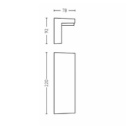 Philips myGarden Lampe murale LED Bustan 2x4,5 W Anthracite 1648393P0 pas cher