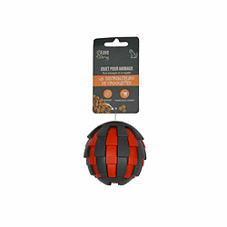 Paris Prix Jouet pour Chien Distributeur Balle 7cm Rouge pas cher