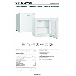 Avis Congélateur Infiniton CV-33L5WEC Blanc 33 L