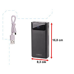 Avis Riffi L-BRNO Power Bank 30000mAh avec écran LED noir