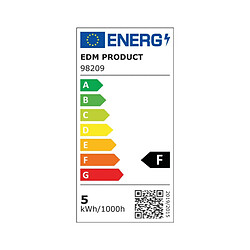 Lot de 3 ampoules LED EDM F 5 W GU10 450 lm Ø 5 x 5,5 cm (6400 K)