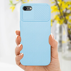 Cadorabo Coque iPhone 7 / 7S / 8 / SE 2020 Etui en Bleu pas cher