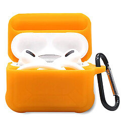 Coque en silicone mousqueton anti-perte, orange pour votre AirPods Pro