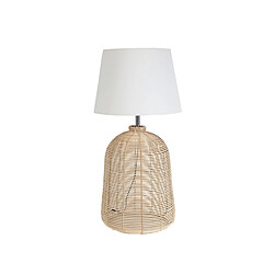 Lampe de bureau Romimex Beige osier 38 x 76 x 38 cm