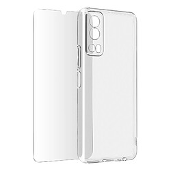 Avizar Coque Vivo Y72 et Y52 Silicone Souple Film Verre Trempé 9H Transparent