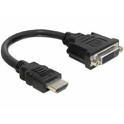 Delock adaptateurcâble HDMI St > DVI 24+1 Bu ca.20cm pas cher