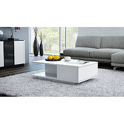 Avis Vivaldi Table Basse Diver Blanc 90 cm