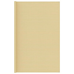 vidaXL Tapis de tente 300x400 cm Beige