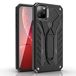 Wewoo Coque Rigide Pour iPhone 11 Pro Étui antichoc TPU + PC avec support Noir