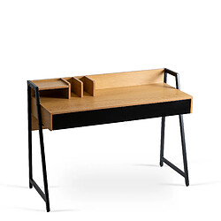 Vivaldi Bureau Cass 120 cm Chene/Noir