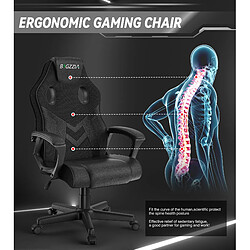 Acheter Chaise Gaming - Chaise de jeu, chaises de jeu vidéo Rattantree, chaises d'ordinateur, chaise ergonomique à hauteur réglable, chaise de course, chaise en cuir, chaise de jeu PC, noir