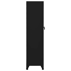 Avis vidaXL Armoire à casiers Noir 38x45x180 cm Acier