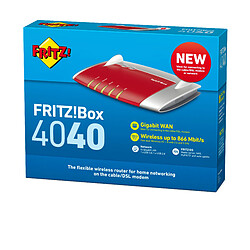 Router Fritz! Box4040 WPS 5 GHz 400 Mbps Rouge