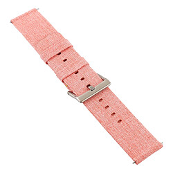 Wewoo Bracelet pour montre connectée Dragonne en toile mode simple Fitbit Versa / 2 Coral pas cher