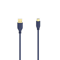 HAMA Câble USB-C Flexi-Slim, USB 2.0, 480 Mbit/s, Blue Depths, 0,75 m