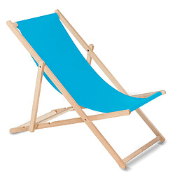 Chaise longue GreenBlue bain de soleil pliante réglable bleu clair