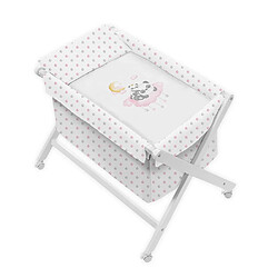 Interbaby Berceau en X Panda Nuage Rose