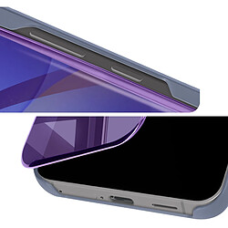 Acheter Avizar Étui pour Samsung Galaxy S24 Clapet Effet Miroir Support Stand Violet