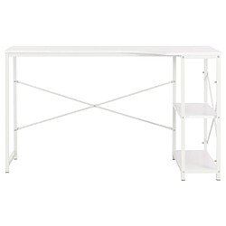 Avis Maison Chic Bureau d'ordinateur solide,Table de travail Blanc 120 x 72 x 70 cm -GKD44896