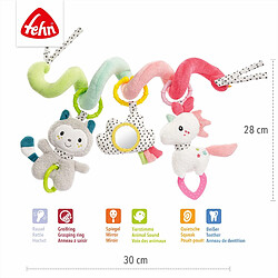 Fehn Aiko & Yuki Spirale D?activités, avec Jouets à Toucher et à Attraper, à Accrocher Sur Poussette, Lit, Parc, Porte-bébé et Siège Auto, Jeu de Motricité pour tout -petits et Bébés Dès la Naissance pas cher