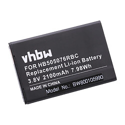 Batterie vhbw 2100mAh (3.8V) pour téléphone portable, Smartphone Huawei A199, Ascend G606, G610, G700, G710. Remplace: HB505076RBC