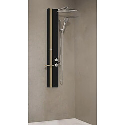 Avis Colonne de douche hydromassante NOVELLINI LINE 2 noir 150cm