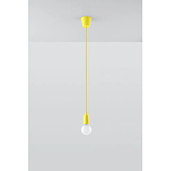 Acheter Luminaire Center Suspension DIEGO PVC jaune 1 ampoule