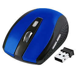 2.4g souris sans fil mini souris optique sans fil 6button 1800dpi pour pc bleu